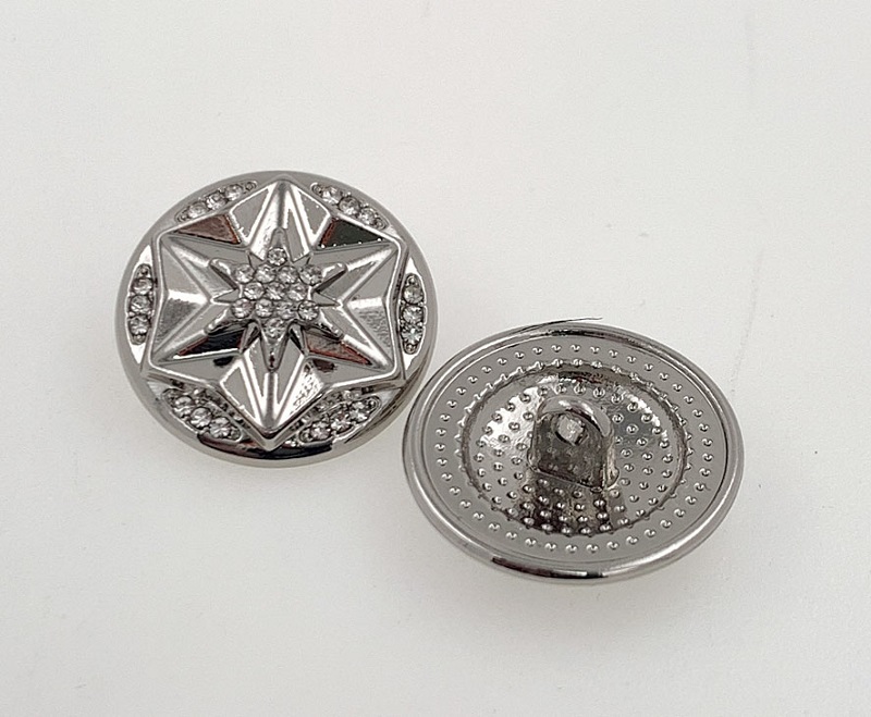 Dekorativa skaftknappar – Premium Rhinestone Star Design för modekläder